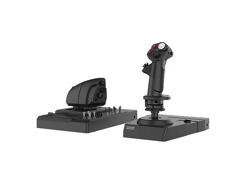 Joystick - Hori Sistema de control vuelo HOTAS, PC Windows 10 y 11, Sensor hall 16 bits, Negro