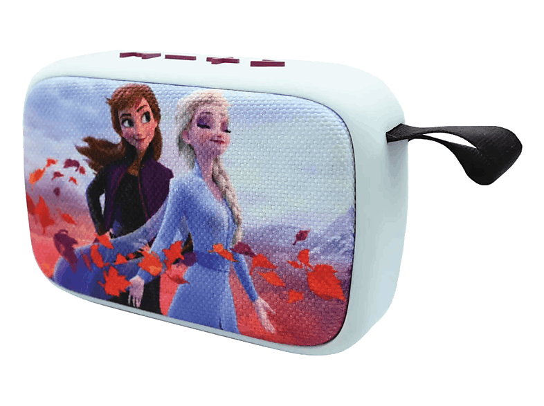 Altavoz inalámbrico – Lexibook Frozen, 5W, Bluetooth, 4h Autonomía, Batería Litio 300 mAh, Función TWS, Azul