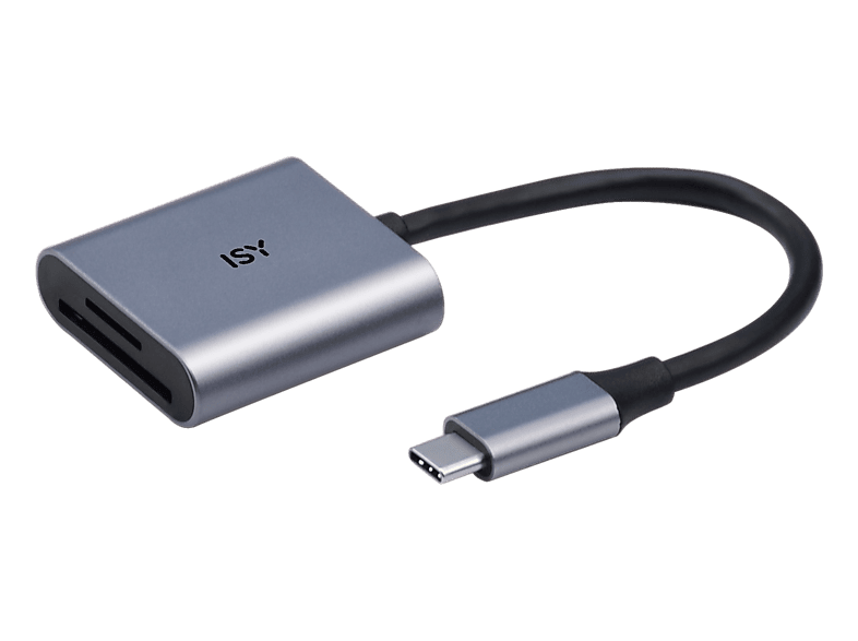 Czytnik kart USB-C 2w1 ISY ICR-5000 Srebrny