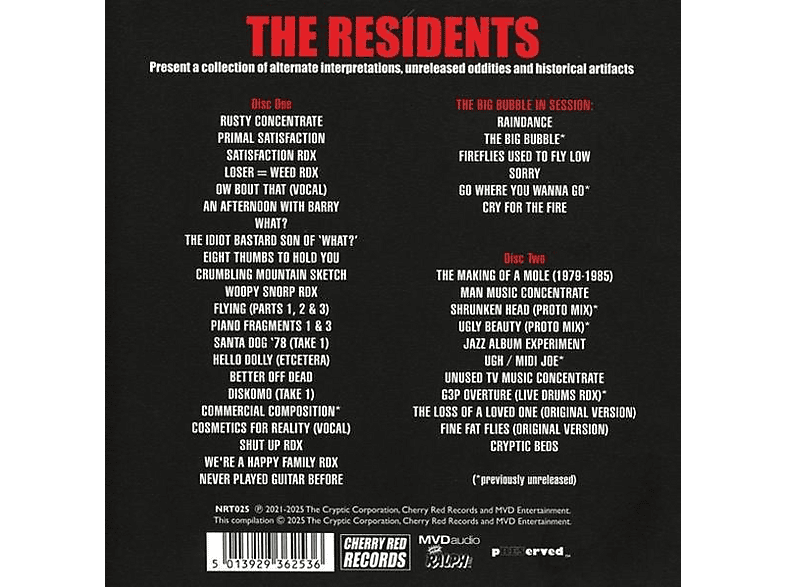 Thumbnail - The Residents - Leftovers 1970-1988 (CD)