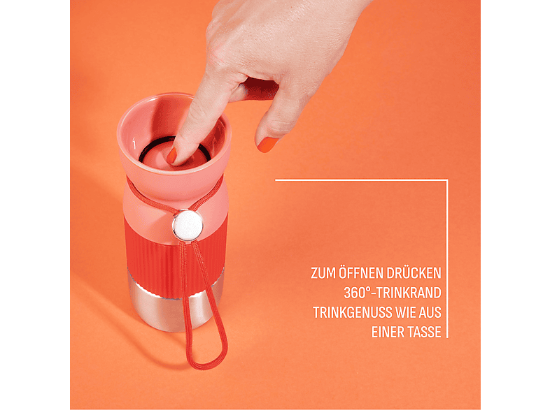 Emsa BEyou Cup Isolierbecher 0.36l, Orange — Foto 3 von 5