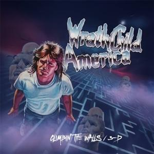 Albumcover. Ein Mann in weißem Hemd vor einem Labyrinth mit dem Text 'Wrath Child America'.
