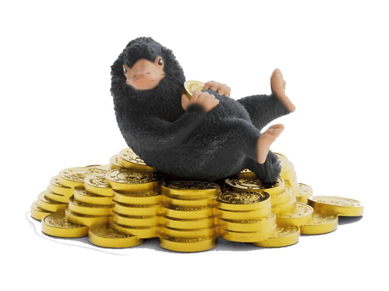 schleich 14905 Harrry Potter: Niffler mit Gold; Spielfigur