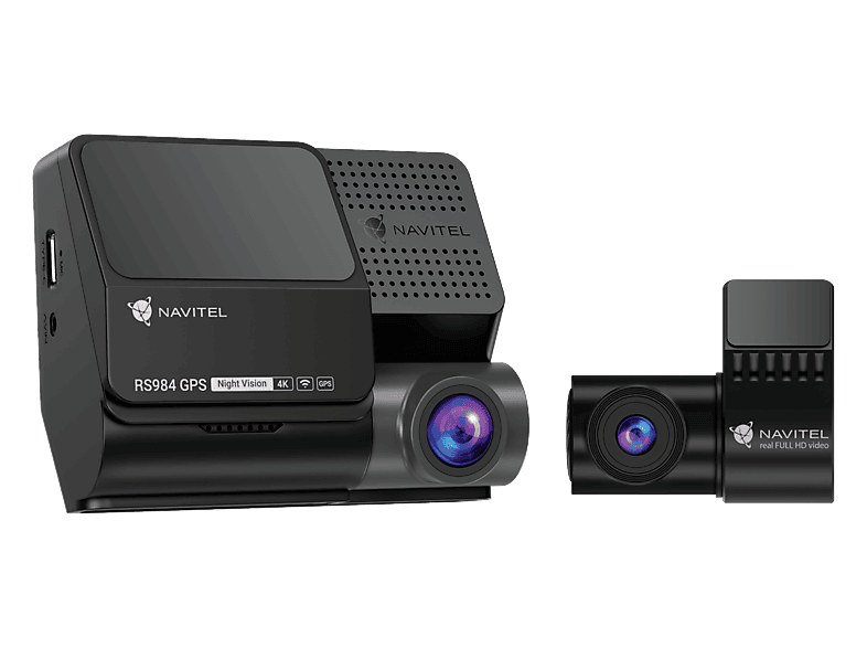 Wideorejestrator + kamera tylna NAVITEL RS984 GPS Czarny