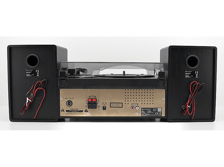 Soundmaster MCD1950SW Stereo-Musikcenter mit DAB+/UKW Radio, CD/MP3, Plattenspieler, USB, Bluetooth, Encoding; Kompaktanlage — Foto 3 von 4