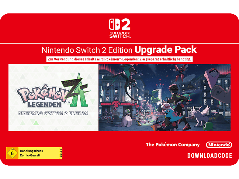 Nintendo Switch 2: POKEMON LEGENDS ZA NS2 ED UPGRADE PACK