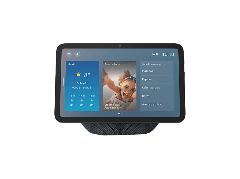Altavoz inteligente - Amazon Echo Show 8, Pantalla Táctil HD 8,7", Cámara de 13MP, Audio Espacial, Graphite