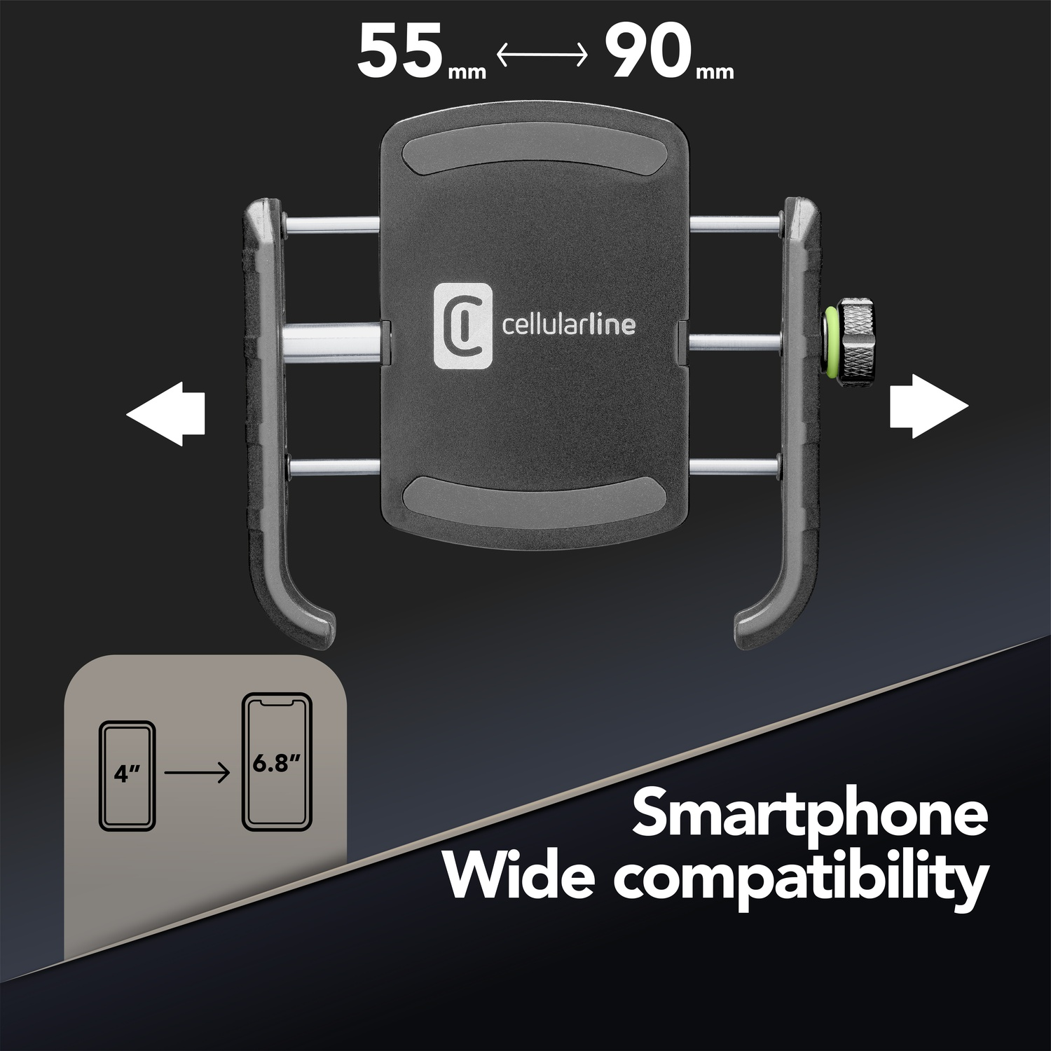 Philips DLK3532Q/00 - Supporto per cellulare con caricatore da auto
