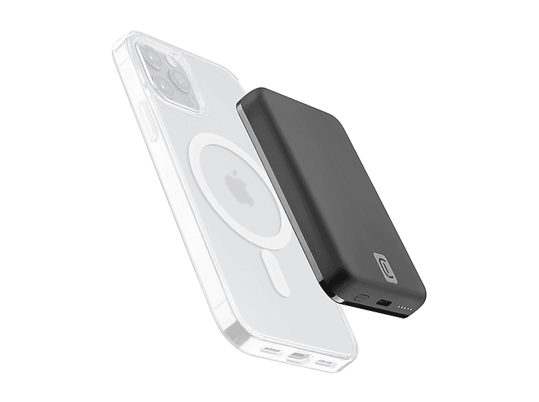 Power Bank Magsafe Cellularline MAG per iphone, 5000 mAh, Nero