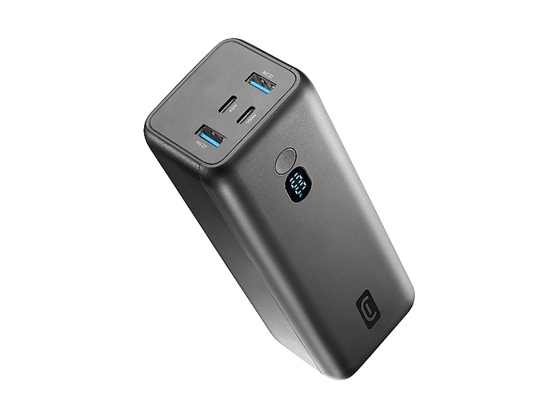 Caricabatteria Cellularline Caricabatteria Portatile da 100W, Nero