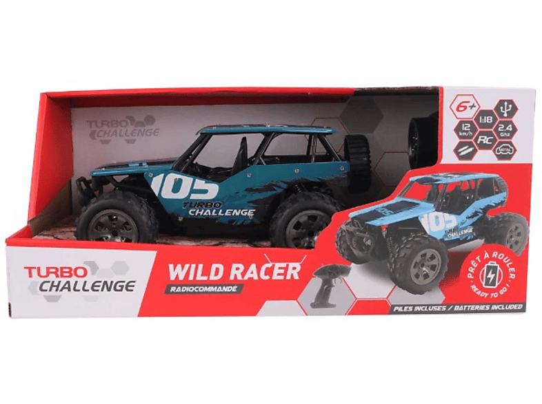 Samochód R/C MGM Wild Racer 1:18 Turbo Challenge Niebieski – zdjęcie 2