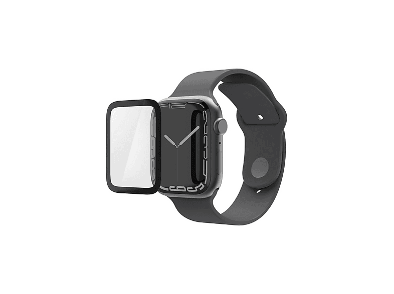 HAMA Super Hybrid für Apple Watch 11, 42 mm, Displayschutzglas, Transparent