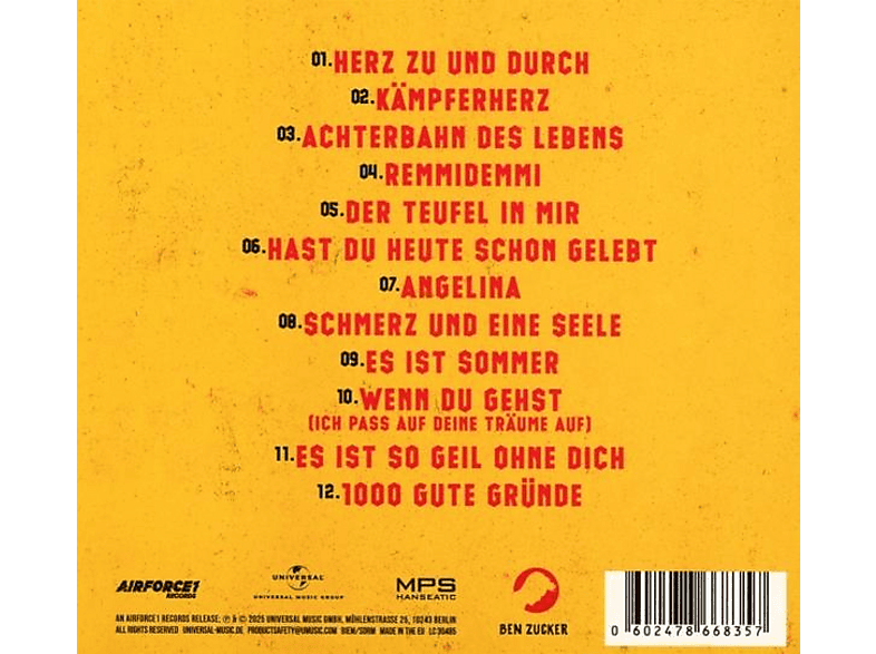 Ben Zucker - Kämpferherz [CD] — Foto 4 von 4