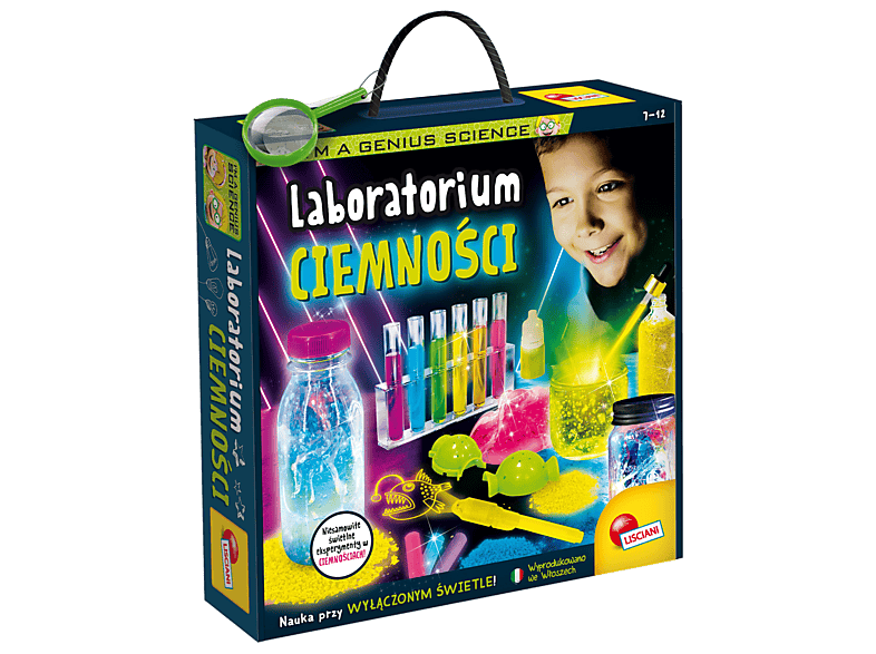 Zestaw naukowy LISCIANI GIOCHI I'm a Genius Science. Laboratorium ciemności