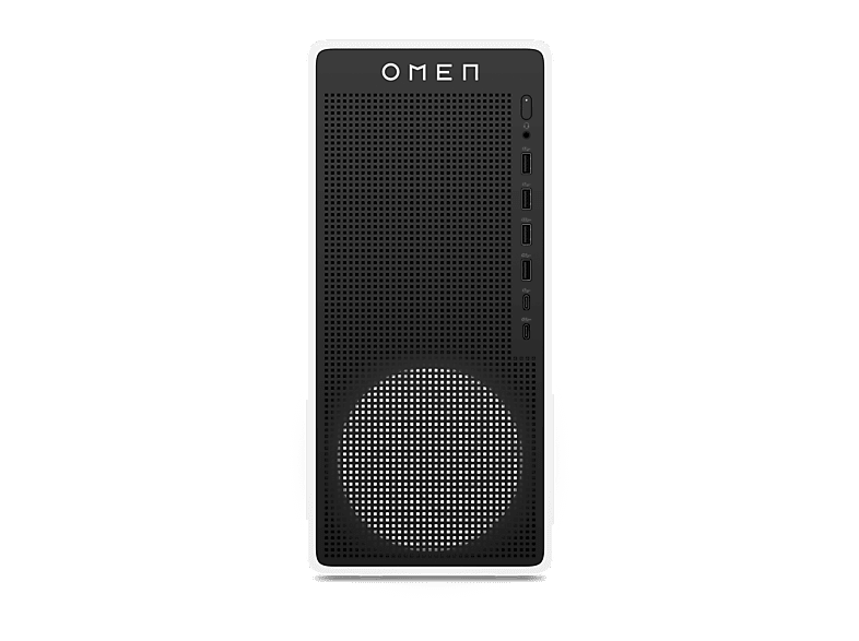 HP Omen16L TG03-0950ng Gaming Desktop, Intel® Core™ Ultra 5 225F, 16 GB RAM, 1000 GB SSD, GeForce RTX™ 5060, Windows 11 Home, Snow White Metal