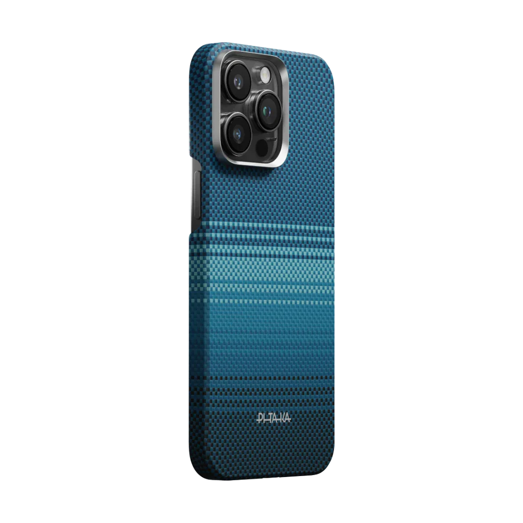 PITAKA MagEZ Case 5 iPhone 15 Pro Max MagSafe kompatibilis telefontok, holdkelte (KI1501MOM)