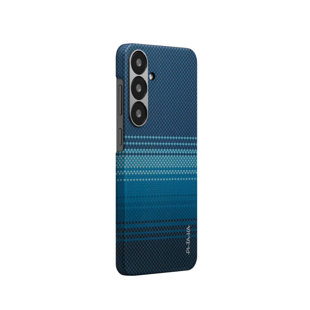 PITAKA Tactile Woven Galaxy S25+ tapintható szőtt MagSafe kompatibilis telefontok, holdkelte (KS2502S)