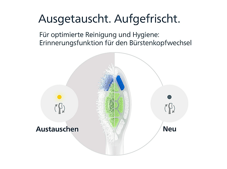 Thumbnail - PHILIPS Sonicare HX6062/87 Optimal White 2er-Pack Aufsteckbürste