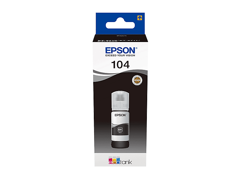 Flacone di inchiostro EPSON Ecotank 104 Nero