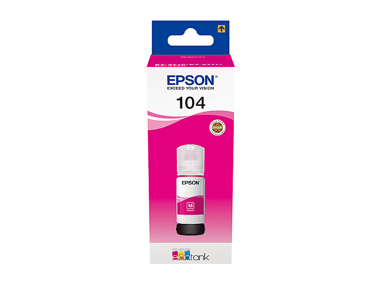 Flacone di inchiostro Epson Ecotank 104 Magenta