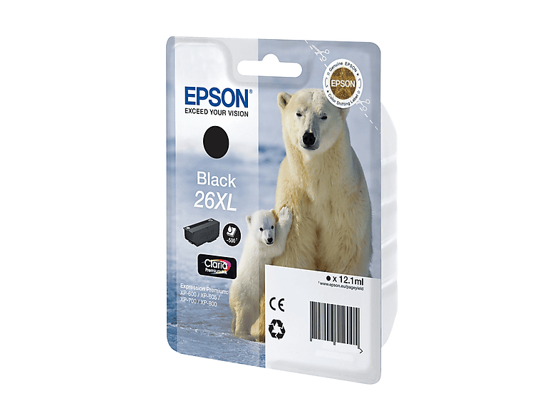 Cartuccia EPSON Orso polare 26XL Nero