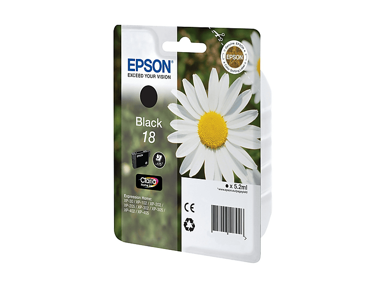Cartuccia Epson Margherita 18 Nero