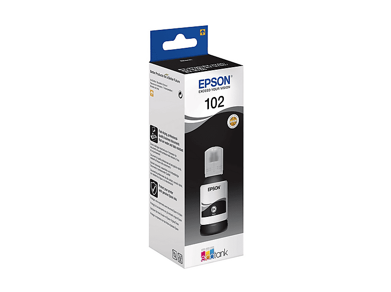 Flacone di inchiostro EPSON Ecotank 102 Nero