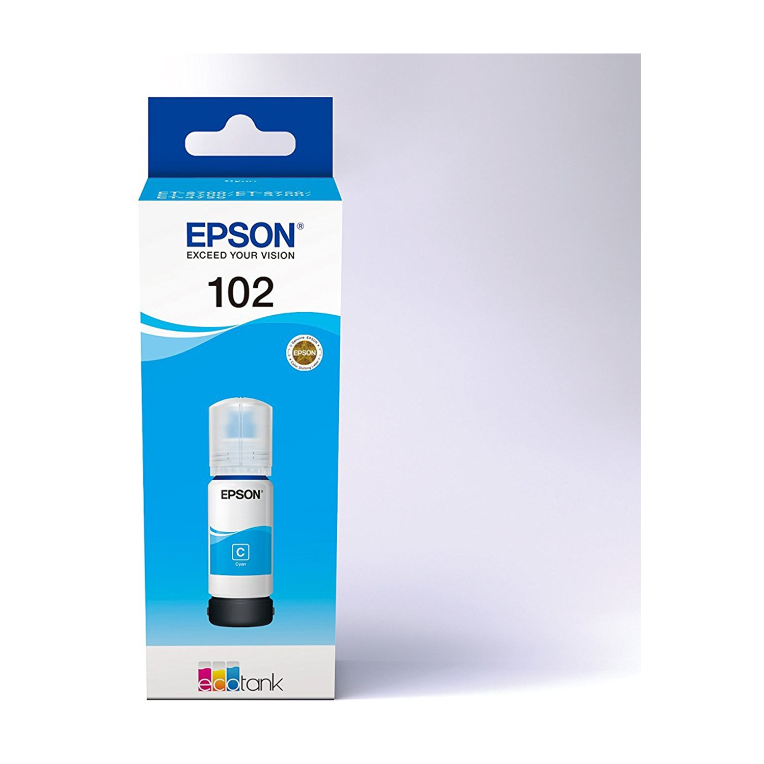 Flacone di inchiostro Epson Ecotank 102 Ciano