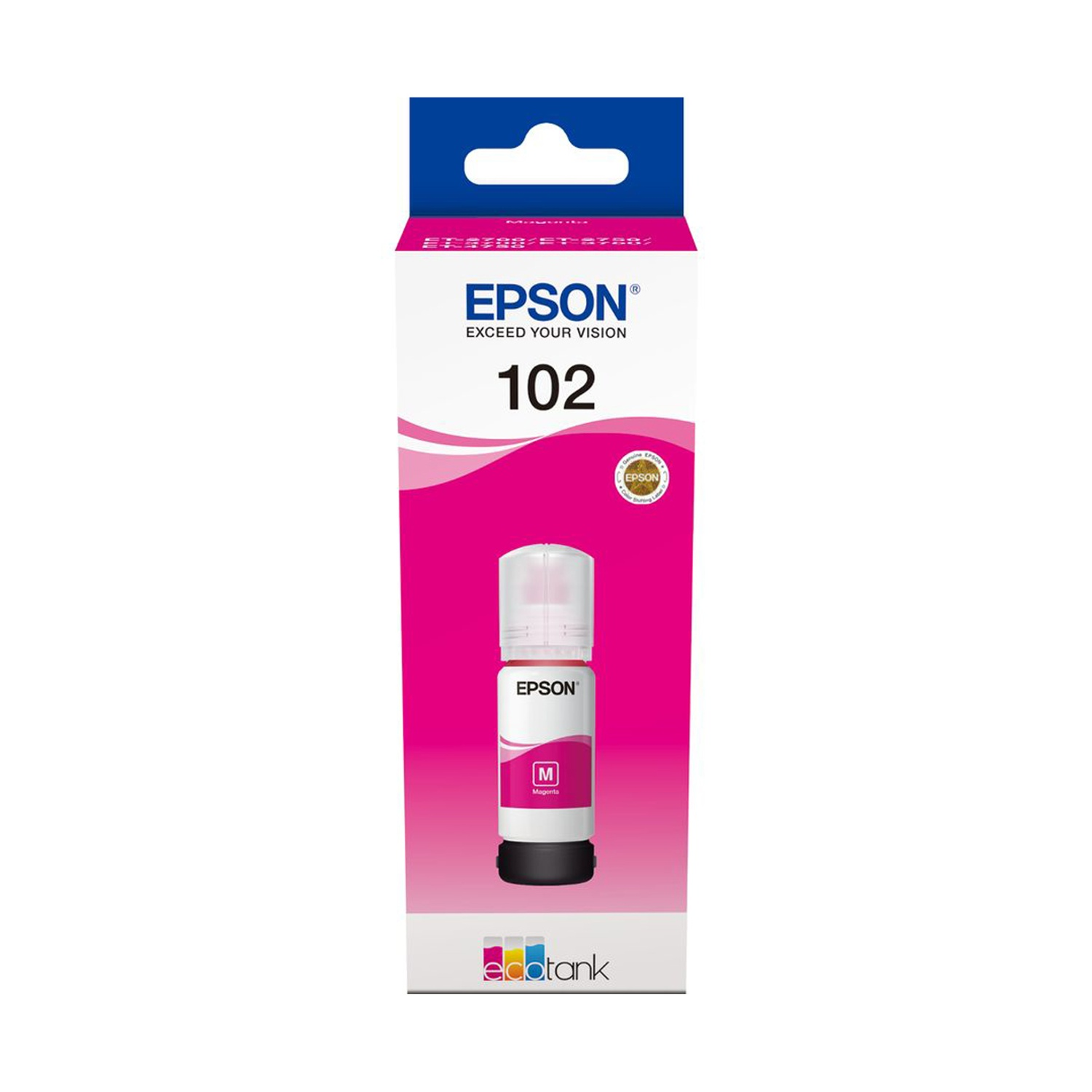Flacone di inchiostro Epson Ecotank 102 Magenta