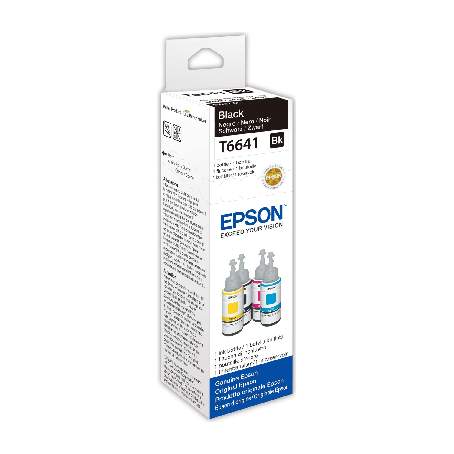 Flacone di inchiostro Epson Ecotank T6641 Nero