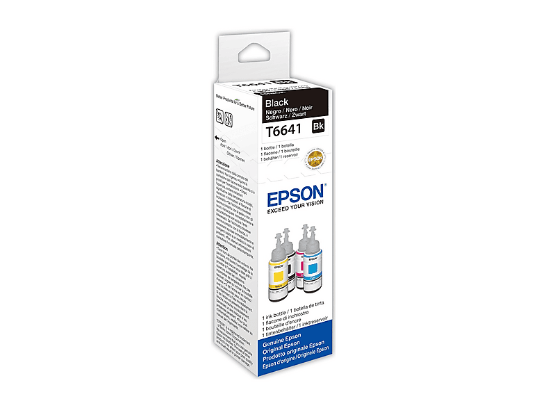 Flacone di inchiostro Epson Ecotank T6641 Nero