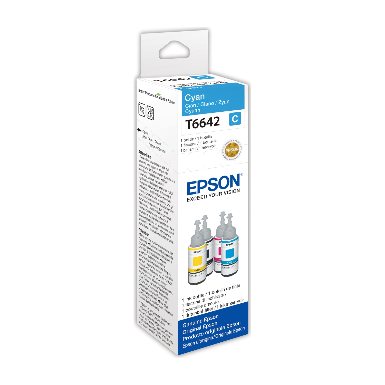 Flacone di inchiostro Epson Ecotank T6642 Ciano