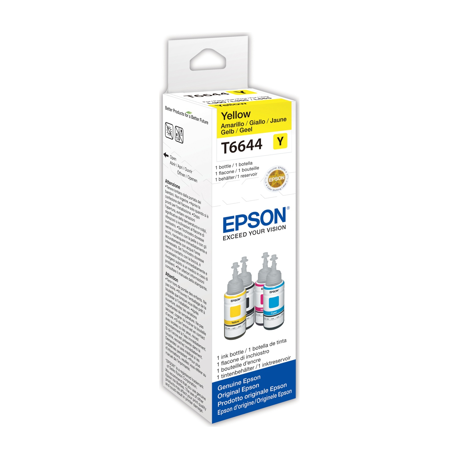 Flacone di inchiostro Epson Ecotank T6644 Giallo