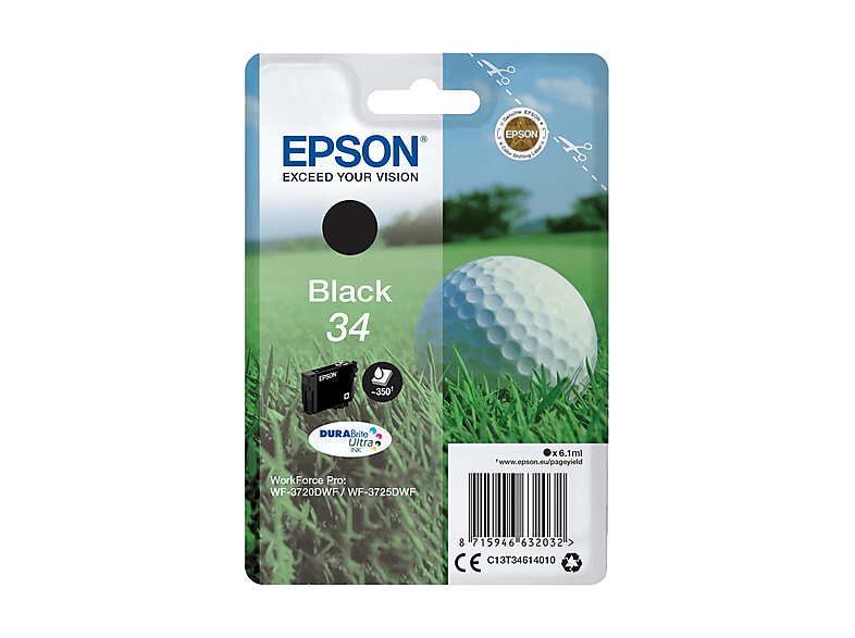 Cartuccia EPSON Pallina Golf 34 Nero