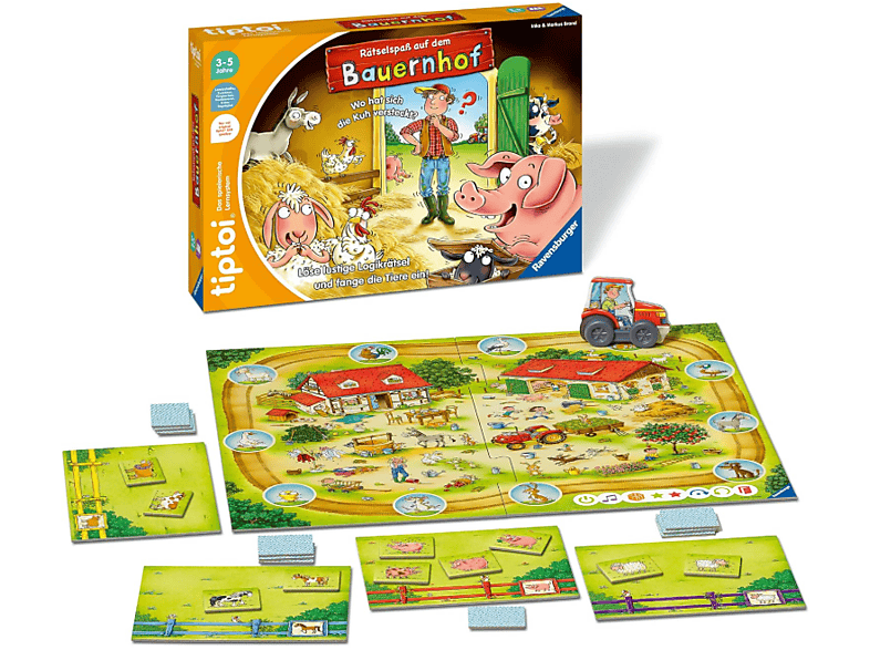 Ravensburger tiptoi® Rätselspaß auf dem Bauernhof (Ab 3 Jahren)