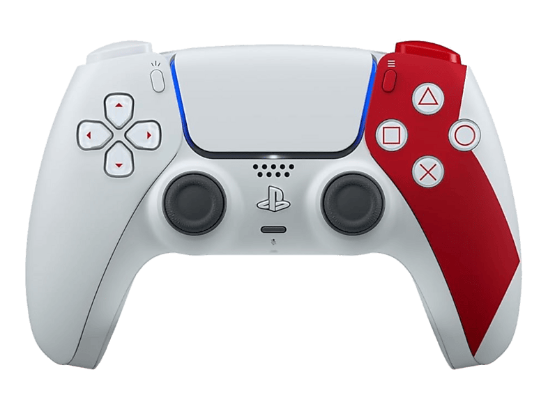 SONY PlayStation DualSense® - God of War™ 20th Anniversary Limited Edition Wireless-Controller Hellgrau/Rot für 5, PC, MAC, Android, iOS
