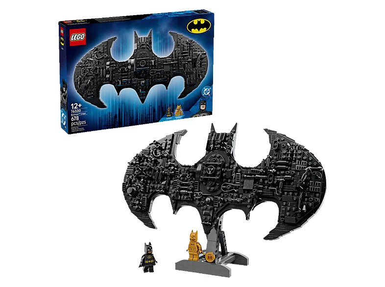 Lego Super Heroes: 73330 DC Batman Logo (ab 12 Jahren) Bausatz, Schwarz