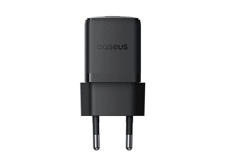 Cargador de pared - Baseus PALM, 30W, Kit con cable 60W y 100 cm, Carga ultrarrápida, Control temperatura, Universal, Negro Cluster