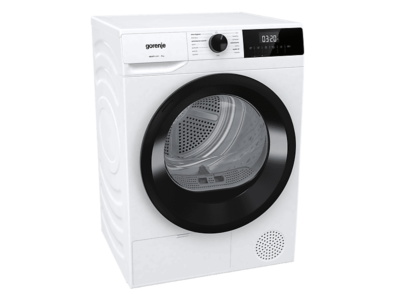 GORENJE D2HNE7E/PL 7 kg z pompą ciepła ExtraHygiene AntiCrease AutoDry Program szybki 30’