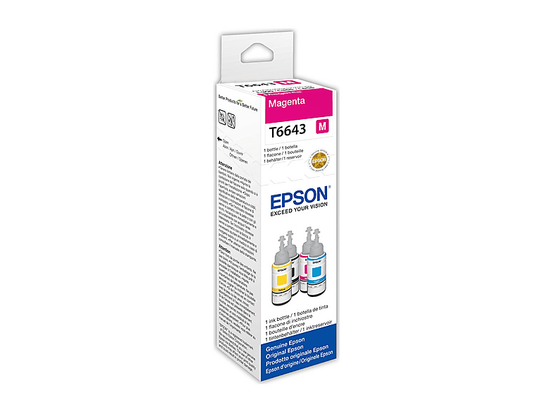 Flacone di inchiostro EPSON Ecotank T6643 Magenta
