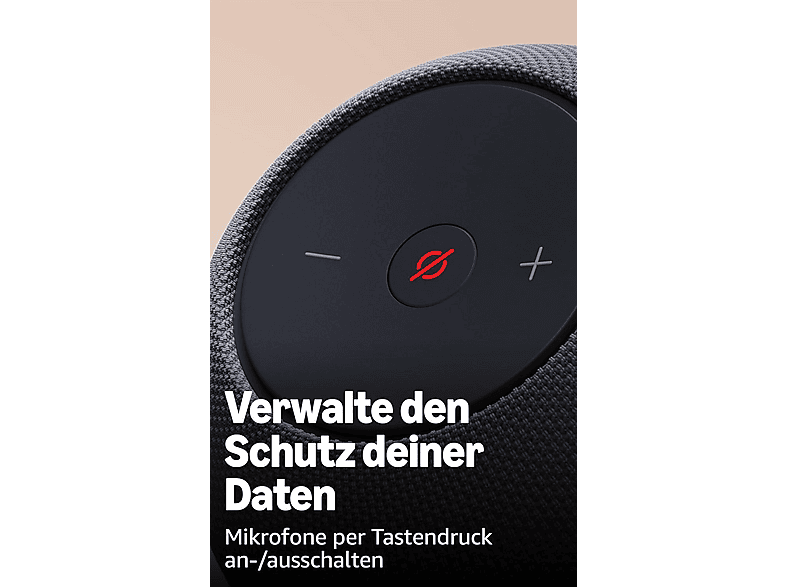 Amazon Echo Dot Max (neueste Generation), Alexa-Lautsprecher mit raumfüllendem Klang und integriertem Smart-Home-Hub, Weiß; Smart Speaker — Foto 5 von 5