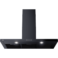 MediaMarkt ETNA AB691ZT Slimline - Matzwart Schouwkap aanbieding