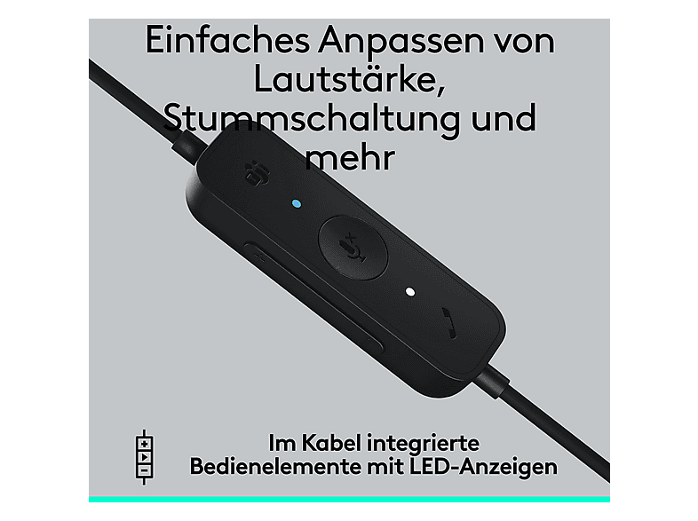 Thumbnail - LOGITECH - B2B H570e (Teams-Version) Headset Black