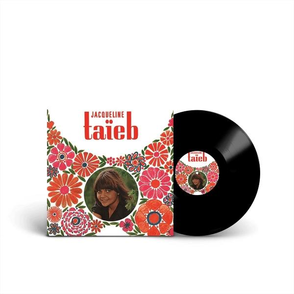Albumcover und Schallplatte. Cover zeigt Portrait einer Frau, Künstlernamen und Blumendesign. Vinyl ist schwarz.