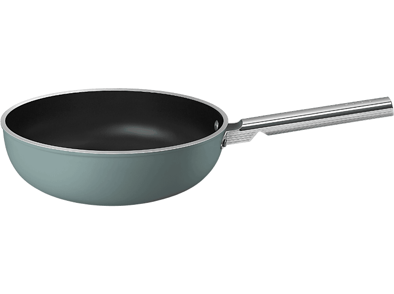 Smeg WOF3002EGM 50' Style Wok (Aluminium, passend für alle Herdarten, 30 cm, PFAS-frei)