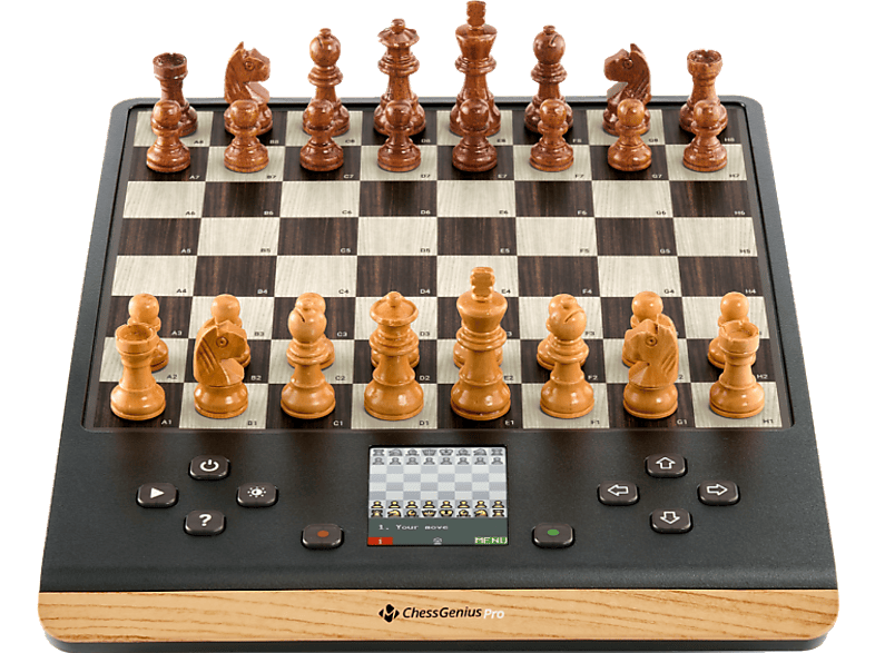 MILLENNIUM 2000 M818 Chess Genius Pro 2024 (M818) Holzoptik Schachcomputer, Mehrfarbig