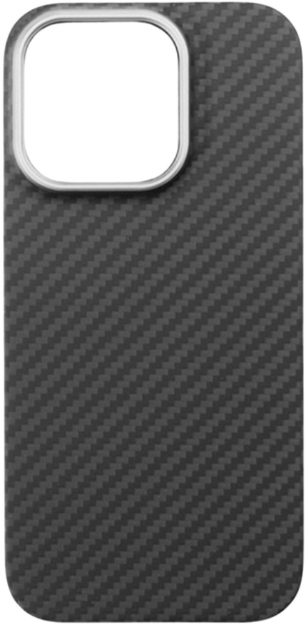 CASE AND PRO Aramid mágneses karbon tok, iPhone 16 Pro, fekete(CARBM-IPH16PR-BK)