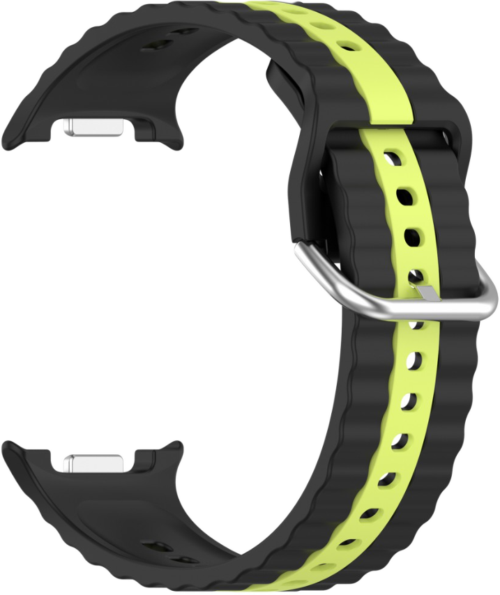 CELLECT Samsung Galaxy Watch8 Classic óraszíj sárga csíkokkal, 22mm (STRAPS-WATCH8-NE)