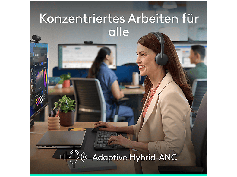 Thumbnail - LOGITECH - B2B Zone Wireless 2 Headset Graphite