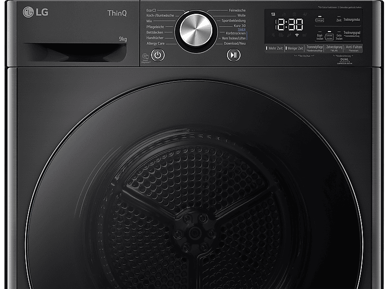 Thumbnail - LG RT90V9B Wärmepumpentrockner (9 kg, Schwarz)